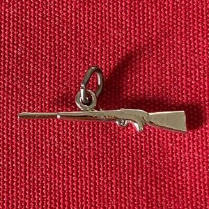 VTG I Sterling Silver Rifle Charm